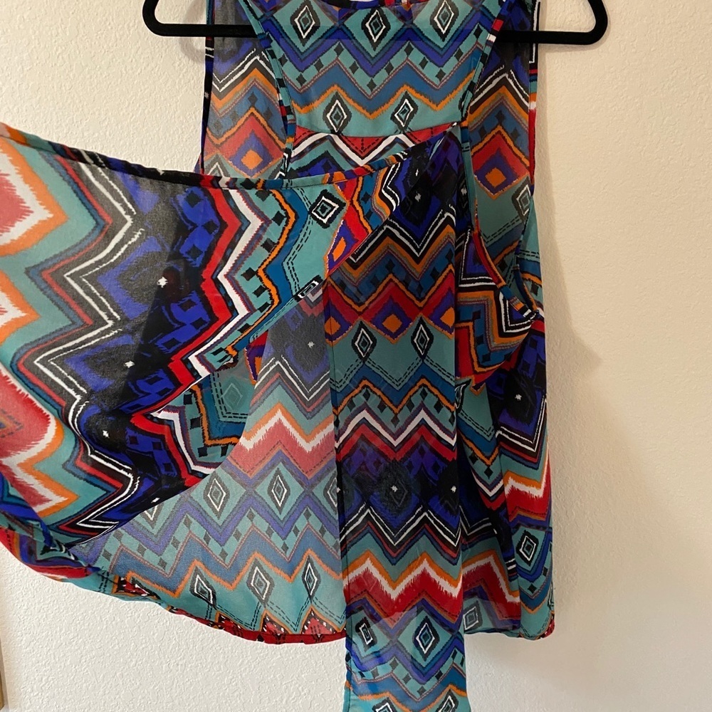 Western Print Racerback Tank - Picture 7 of 10